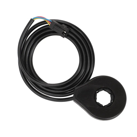 Left Side Electric Pedal Assist Sensor With 12 Magnets And Dual Hall Sensors For E Bike Mountain Bikes Integrated Magnetic Disk High Sensitivity Ultra Smooth Stable Pedal Assist For Trail Riding