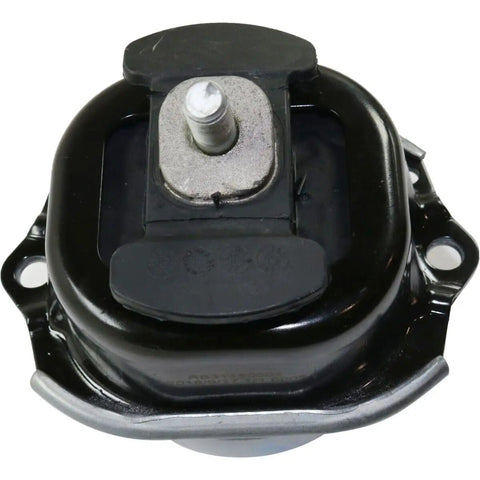 Top Shelf Motor Mount Replacement For BMW Rides Driver Or Passenger Side Heavy Duty engine support bracket, top view of steel design.