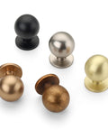 Matte Black Cabinet Knobs 10 Pack 1.2 Inch Round Drawer Knobs For Kitchen And Dresser Cabinets With Screws Included No Fuss Quick Install For Long Lasting Durability. Assorted finishes