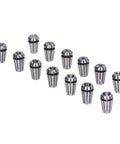 Pro Grade 13Pcs ER11 Spring Collets Set From 1.0mm To 7.0mm For Milling Lathe Chuck High Precision Spring Steel Collets