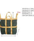 Rock Solid Heavy Duty Crane Lifting Bag Anti Tear Reusable Cargo Net, 40x40x40cm, thick nylon, designed for heavy hauling.