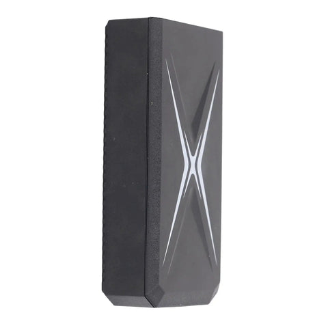 Portable Mini Ups Battery Backup 10400Mah compact black power source for routers, modems, and security cameras during outages.