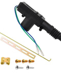 Universal 4 Pack Car Door Lock Actuators 12V 2 Wire High Power Central Locking System Kit For SUV Sedan Truck Heavy Duty Automotive Replacement Accessories with wires and screws.