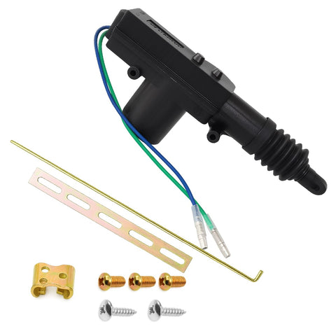 Universal 4 Pack Car Door Lock Actuators 12V 2 Wire High Power Central Locking System Kit For SUV Sedan Truck Heavy Duty Automotive Replacement Accessories with wires and screws.