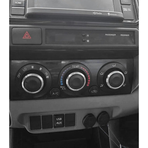 Toyota Tacoma AC Knob Set Of 3 Replacement Buttons For Temperature And Fan Control Fits 2005 2015 Models Installed View