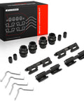 Dope A-Premium Front Disc Brake Hardware Kit For Nissan Frontier Pathfinder Xterra And Suzuki Equator V6 4.0L Models 2005-2015 kit with springs and boots