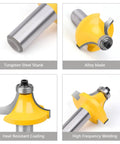 Top Shelf Flush Trim Router Bits Set With Thirty Five Tungsten Carbide Mills That Make Quick Work Of Sanding And Finish Each Wood Project With Zero Hassle Today, featuring tungsten steel shank and alloy blade.