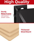 Beefy Heavy Duty Garage Storage Shelves Five Tier Metal Rack With 650 Lbs Per Shelf And 3250 Lbs Total Load Capacity Powder Coated Steel Frame With Thickened Wood Boards For Garage And Workshop close-up of powder-coated steel frame and thickened wood board