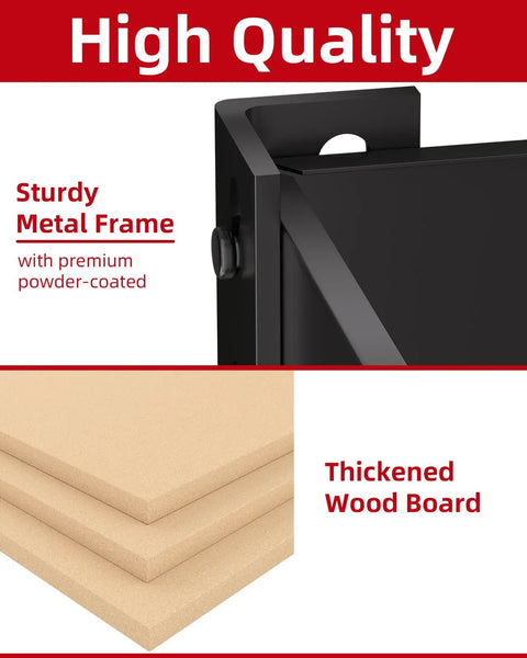 Beefy Heavy Duty Garage Storage Shelves Five Tier Metal Rack With 650 Lbs Per Shelf And 3250 Lbs Total Load Capacity Powder Coated Steel Frame With Thickened Wood Boards For Garage And Workshop close-up of powder-coated steel frame and thickened wood board