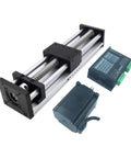 Beefy 50mm Wide Linear Guide Slide Table With SFU1204 Ball Screw, 200mm Travel, 57mm Opening, 2.2Nm Torque, 1605 1610 Leads, Nema 23 Stepper Compatible, Perfect For CNC Router And Milling Motion. 50mm linear rail actuator with stepper motor and driver