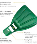 Heavy Duty Leaf Scoops And Hand Rake Claw ergonomic design with robust UV-resistant material, featuring easy grip and hanging hole