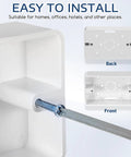 Close-up of Five Piece Surface Mount Outlet Boxes With No Sweat Setup and Ultra Slim Single Gang build showing installation process.