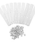 Stainless Steel Corner Braces Set For Wood Frames With Holes 10 Pieces WearResistant Flat Plate Brackets for Secure Displays