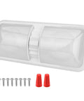 12V RV Interior Ceiling Light With Switch 4500K Natural White LED Fixture 1100 Lumens 7W with screws and connectors