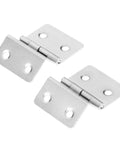 Two Pack Folded Kitchen Cabinet Door Hinges For Jewelry Boxes And Furniture Fittings With Five Holes Drawer Mounts Easy Install