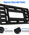 Front License Plate Bracket For Hyundai And Kia 2000 2023 Front Bumper Plate Mounting Kit with ABS plastic material