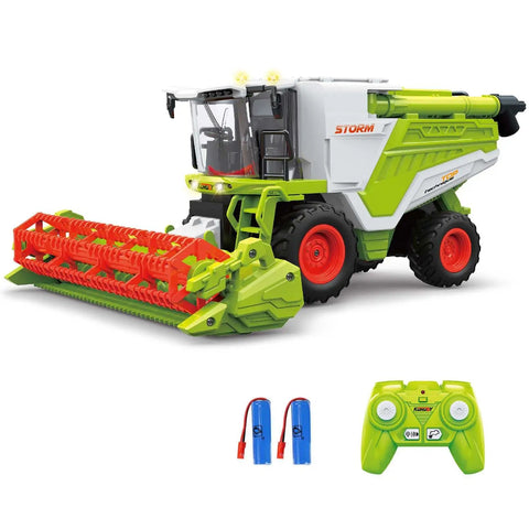 Totally Realistic RC Farm Tractor Toy For Kids With 2 4G Remote And 6 Channel Control Sounds Lights And Spray 1 24 Scale