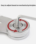 2 Pack Heavy Duty Soft Close Lid Hinges For Chest And Cabinet Doors, Folding Cabinet Stays With Zinc Alloy Construction detail