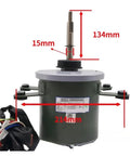 Beefy 350W 220 To 240V AC Fan Motor For Central Air Conditioning Units Spare Part Durable Industrial Grade Replacement For Midea Systems Easy Install Quiet Operation, 214mm motor with 134mm shaft, 15mm mount