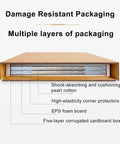 Kickass Heavy Duty Double Door Access Panel Cover With Screamin Sleek Black Beaded Frame To Hide Ugly Utility Holes On Walls And Ceilings While Providing No Sweat Cleanup And Rock Solid Build Quality For Your Next Renovation Job, shown in protective packaging with cushioning layers.