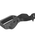 Chain Brake Baffle Handle Guard For 435 440 445 450 With ABS Replacement Hand Lever shown in black, side view