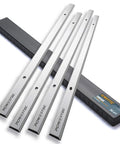Top-Shelf 13-Inch Planer Blades For Ryobi AP1300, Replacement Set Of 4 Killer Reversible Woodworking Knives with precision locator holes.