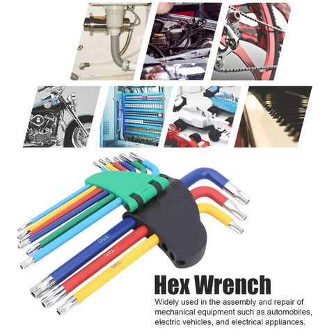 Get Your Grimey Hex Wrench Set Made With Pro CRV Steel That Won't Warp, Rust Or Round Off During Tough Auto And Bike Repairs.