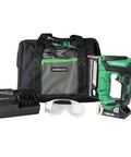 18V Cordless Pin Nailer Tool Only No Battery 23 Gauge Drives 5/8 Inch To 1 3/8 Inch Pins with bag and charger
