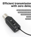 Ultra Low Latency Wireless MIDI Transmission System With USB Bluetooth For Mac iOS 5 Pin DIN Interface shown with on/off switch