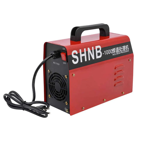 Heavy Duty 1000W Metal Polishing Tool With Adjustable Voltage, LED Display, And Efficient Heat Dissipation, red portable weld cleaner