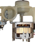Genuine OEM Pump And Motor Assembly For Dishwashers Beefed Up Durable Replacement Part showcasing motor details