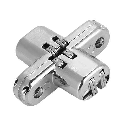 Concealed Zinc Alloy Hidden Hinge With 180 Degree Opening, smooth roller track, thickened structure, small size
