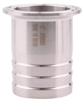 2 Inch Tri Clamp To 2 Inch Hose Barbed Adapter SUS304 Stainless Steel Sanitary Fitting for Rubber and TPU Hoses