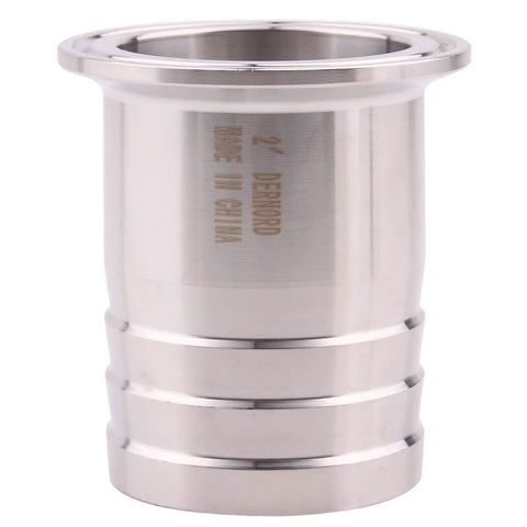 2 Inch Tri Clamp To 2 Inch Hose Barbed Adapter SUS304 Stainless Steel Sanitary Fitting for Rubber and TPU Hoses