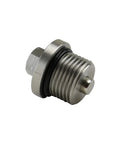 Stainless Steel Rear Transmission Magnetic Fill And Drain Plug With 10mm Hex Head Upgraded Neodymium Magnet Made In USA Fits Polaris