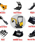 Fast Swap Quick Hitch For Mini Excavators And Backhoes, Fits 1 To 1.5 Ton Machines, 90mm Span And 25mm Hole, Tool Attachments