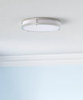 Super Bright 36W LED Ceiling Lights 3600 Lumens Dimmable Flush Mount Fixtures 13 Inch Ceiling Lamps installed in a room