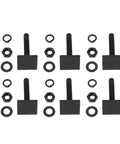 Durable Stainless Steel T Slot Bolts Kit For Secure Roof Rack Mounting Versatile Square Fit Adapter Easy Slide Install No Drilling Needed 6 Piece Set with hex nuts and washers