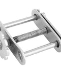 Iron-plated swivel screw tubing clamp, part of 10 Pack Flow Control Pipe Clamps Set With Iron Plated Hose Fixing Clips for labs and clinics.