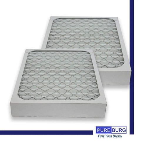 Two-Pack Replacement HEPA Filters For Hunter HEPAtech Air Purifier 30928 Fits 30057 30059 30067 easy install improve air quality