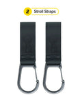 Stroller Strap 2 Pack With Hook and Loop Attachments for Diaper Bags Golf Push Carts Luggage and More Everyday Baby Stroller Accessories