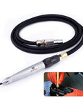 Top Tier Pneumatic Air Scribe and Engraving Pen Micro Die Grinder with High Speed Rotation Alloy Bits, air hose and engraving tip.
