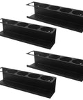 Heavy-Duty Aerosol Can Holder Rack Organizer, Steel Powder-Coated, Holds 20 Cans, Four Pack displayed showing racks