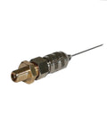 XZT nitrogen needle valve for shock absorbers with Schrader valve; brass and chrome fittings