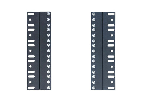 Heavy Duty 5U Rack Converter Adapter Fits 23 Inch To 19 Inch Server Cabinet Rack Mount steel dual mounting brackets.