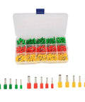 Get The Ultimate 600 Piece Tube Terminal Connector Kit With Three Bold Colors Perfect For Crimping Cord Pin End Cable Wire Ferrules And All Your Heavy Duty 22 To 12AWG Projects Like A Total Pro. 600-piece ferrule kit in case, green red yellow insulated crimp tubes
