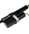 Heavy Duty 18000N Electric Linear Actuator With 800mm Stroke close-up, black material, designed for push or pull applications.