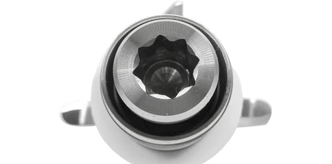 Top view of Replacement Blade Assembly For Heavy Duty Home Blender Fits CB6 CB10 CB15 Models Easy Install Durable Cutting Blade
