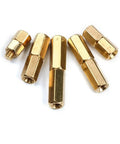 300 Pcs M3 Brass Fastener Kit With Copper Pillars, Stand Offs, Hex Column Spacers, Threaded Screws And Nuts For Electronic And Mechanical Projects, DIY Nerds And Makers, Precise Alignment And Conductivity brass hex standoffs