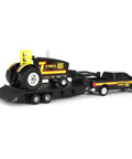 80th Anniversary 1 By 64 Scale Pulling Tractor With Pickup Truck And Trailer Diecast Set with Movable Wheels and Rubber Tires